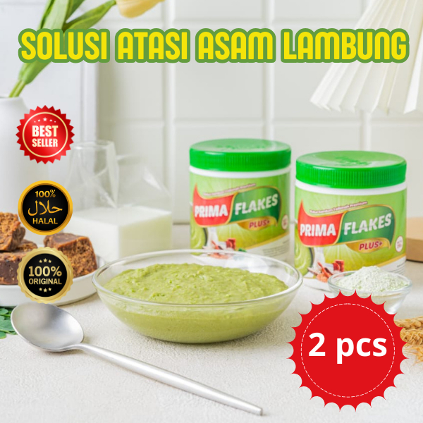 

paket 2 primaflakes superfood gandum talbinah bantu atasi asam lambung turunkan gula darah