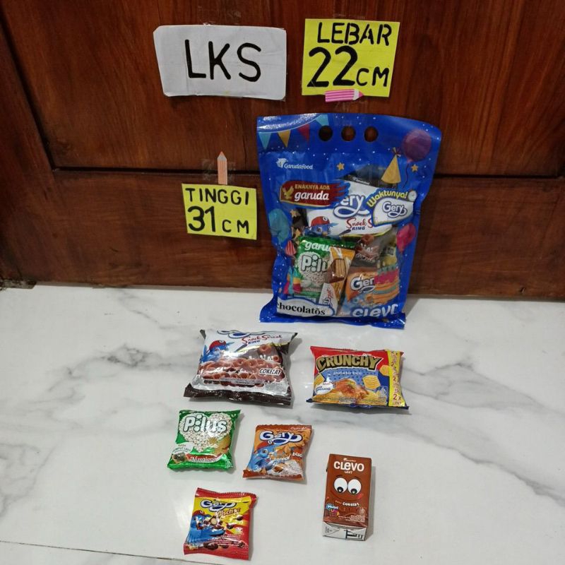 

Paket kilat ultah murah plastik ukuran LKS (sedang) + SUSU/ ulang tahun Garuda food