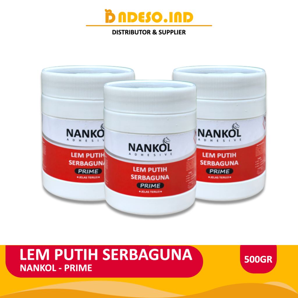 

Lem Putih Serbaguna PVAc Nankol Prime - 500Gr