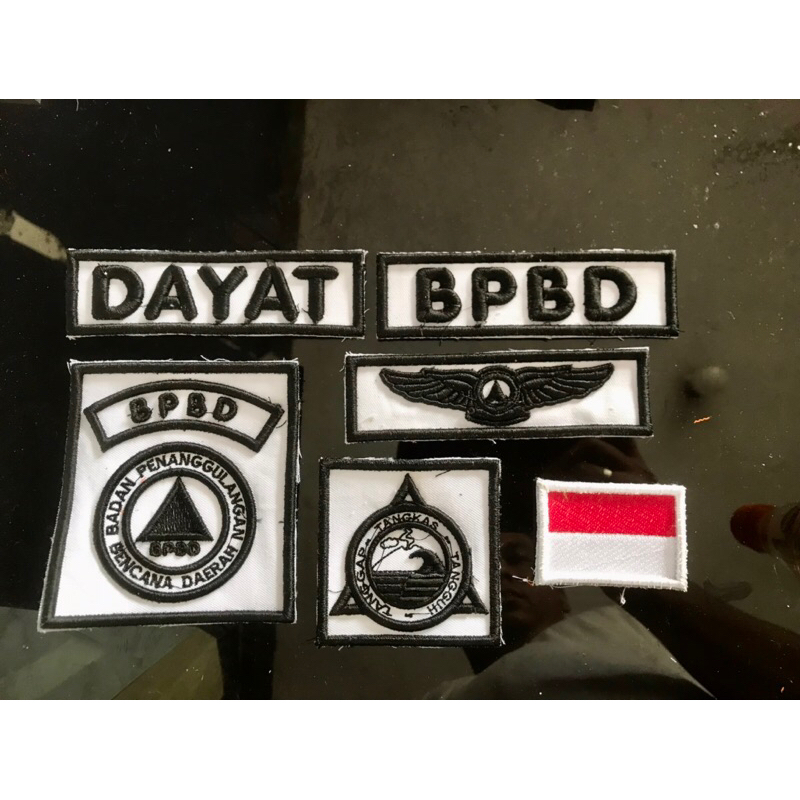 Logo bordir timbul BPBD hd