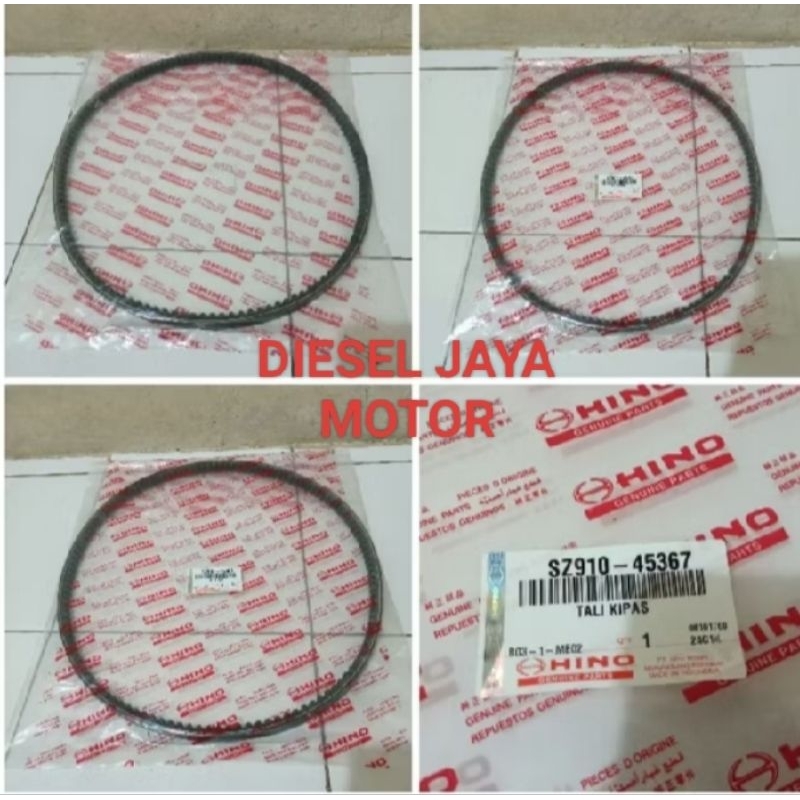 V-BELT FAN BELT TALI KIPAS 12V HINO DUTRO 110/130HT/130HD SZ910-45367