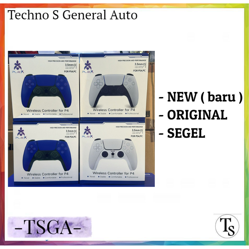 Stik PS4 Stick Laptop PC Controller android Gamepad PS 4 model PS5 Wireless Bluetooth Multifungsi