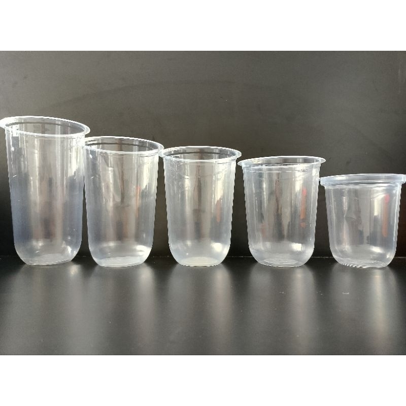 CUP OVALE  14oz, 16oz, 18oz, 22oz / GELAS PLASTIK OVAL