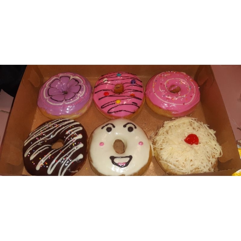 

donat lembut isi 6 uk. besar