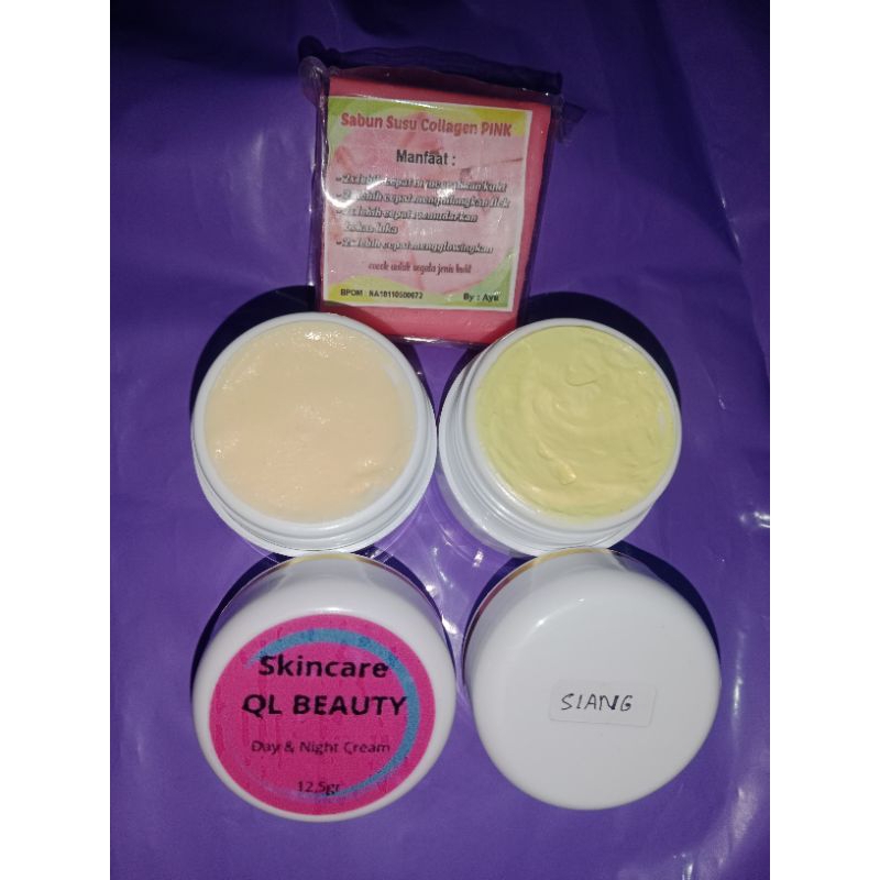 1Paket Siang+Malam Skincare QL Beauty