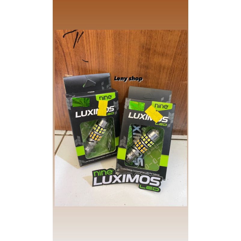 LAMPU LED MOTOR LASER H6 9NINE LUXIMOS LS3 PUTIH KUNING 12WATT