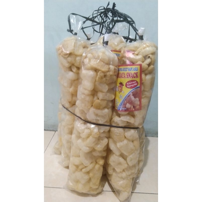 

Kerupuk kulit sapi AR JAYA SNACK 150 gram