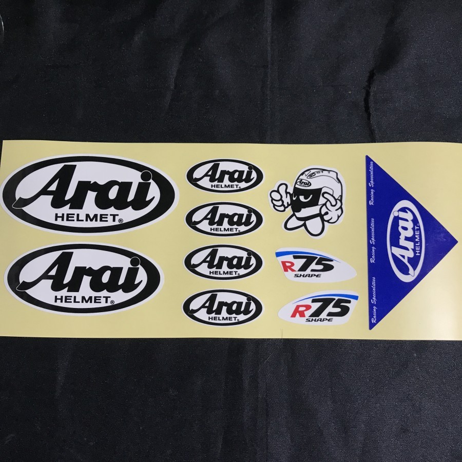 Sticker packs Arai helmet
