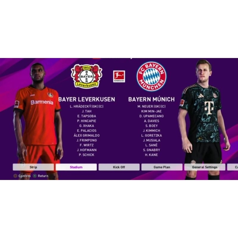 OPTION FILE PES 2020 Update 2024 V6 PS4