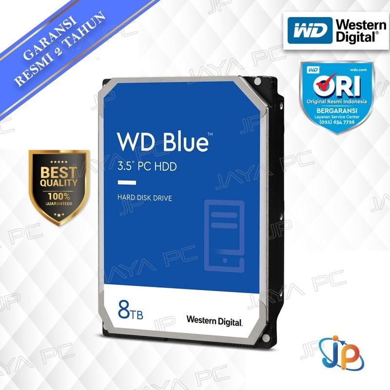 WD Blue PC 8TB 3.5" HDD/ HD/ Hardisk/ Harddisk Internal