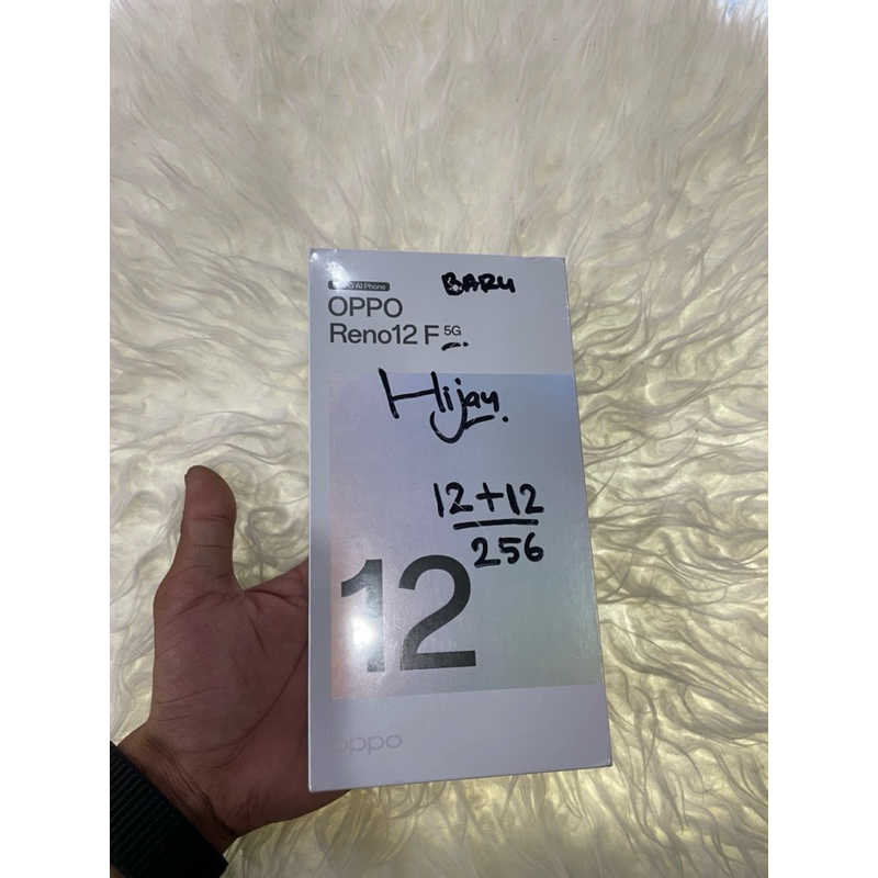 Oppo Reno 12 F 5G new baru 12/256gb