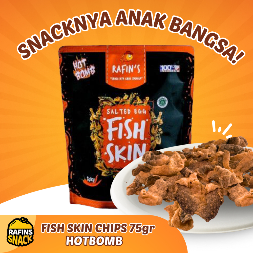 

Fish Skin Spicy Salted Egg 70gr By Rafins