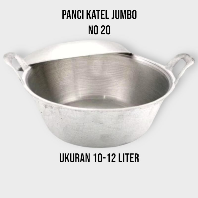 Citel Panci Katel Wajan Aluminium Jumbo no 20