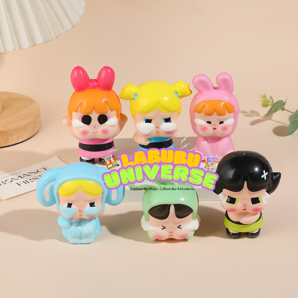 Popmart Crybaby Rebound Ornament Aksesoris Crybaby Squishy Crybaby