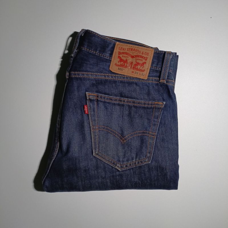 Levis 505 Denim dark blue second