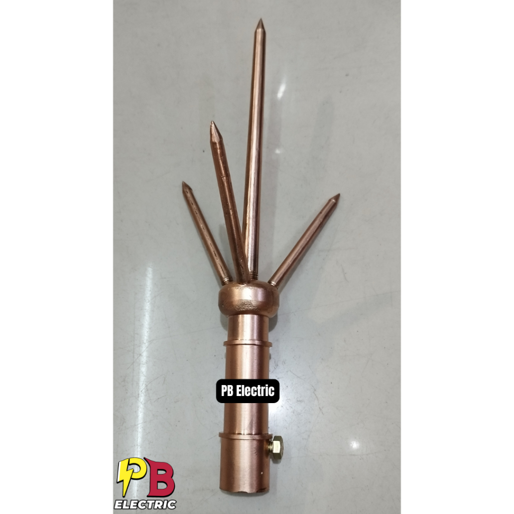 Tombak Anti Petir Trisula / Penangkal Petir Trisula / Trisula Penangkal Petir (Non Paket)