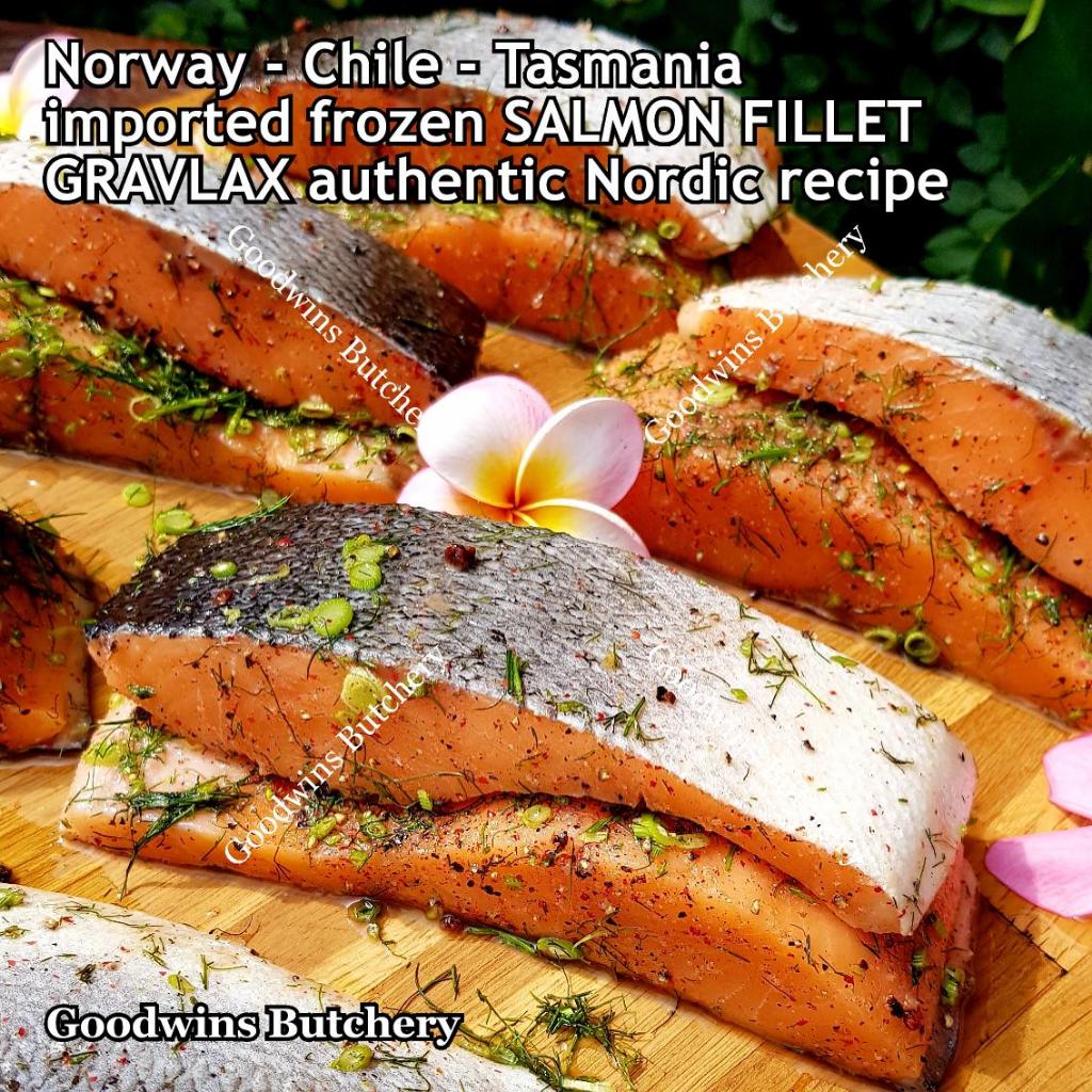 

500g SALMON GRAVLAX FILLET Nordic recipe FRESHLY MADE TO ORDER 1 & 2