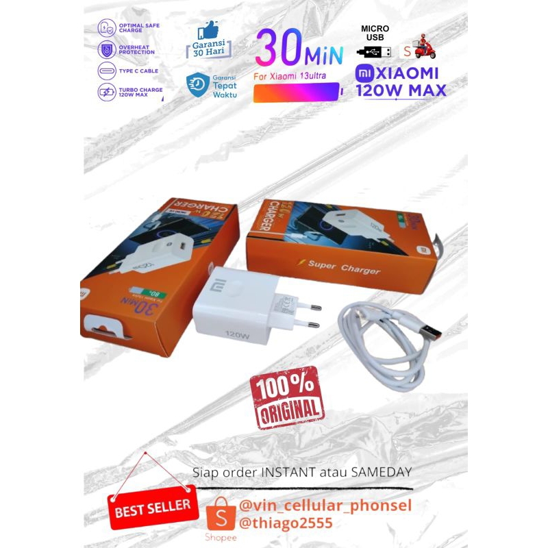 Casan xiaomi 120watt Carger microusb Charger xiaomi 120W Charger xiaomi Fastcharging MicroUSB Casan 