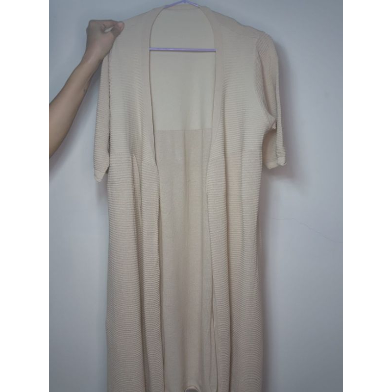 Cardigan wanita korea panjang elegan