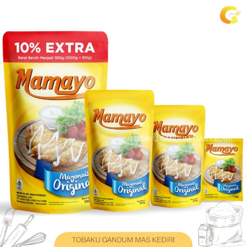 

Mamayo Mayonaise 1000 gram BONUS 100 gram Mayones Original 1 kg