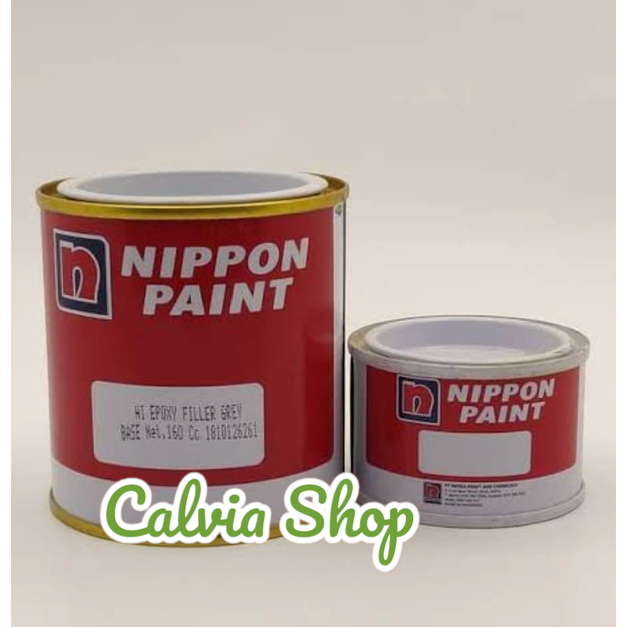 NIPPON PAINT Hi Epoxy Filler Base and Hardener / Cat Dasar 200cc