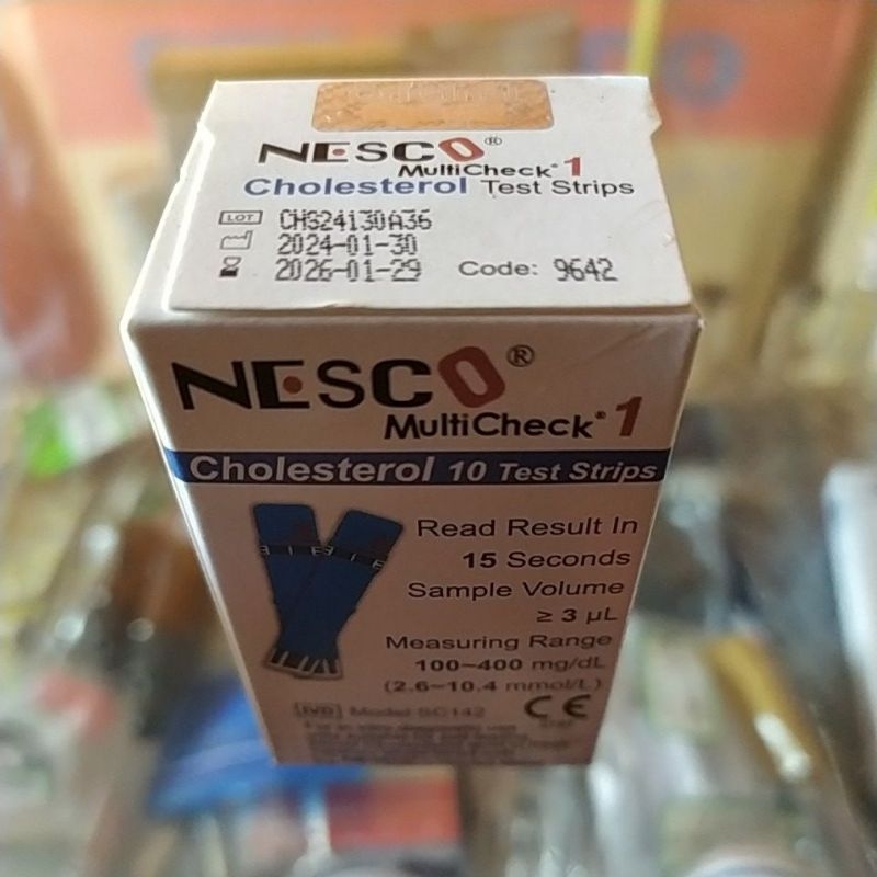 Strip Cholesterol Nesco/Test Strip Cholesterol Nesco/Refill Strip Cholesterol Nesco