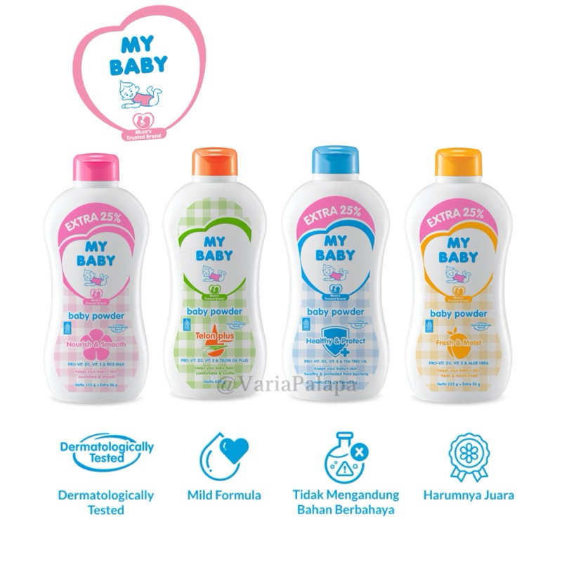 Bedak Bayi My Baby Powder || Bedak Bayi My Baby || Baby Powder My Baby || Pengharum bayi