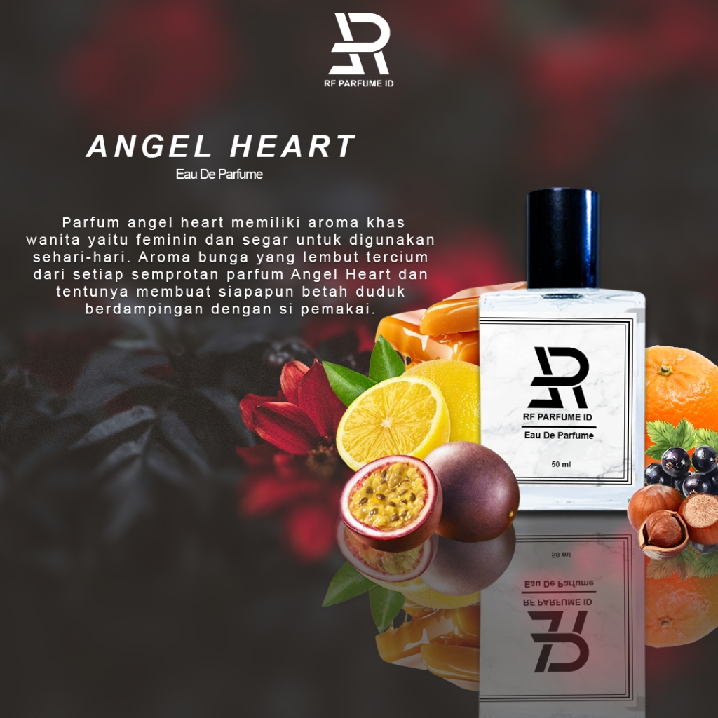 PARFUME WANITA ANGEL HEART WANGI BUNGA SEGAR DAN MEWAH INSPIRED PARFUME BY RF PARFUME ID