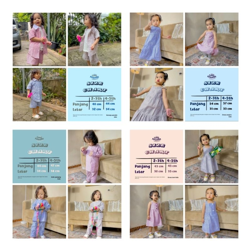 Co Link Baju anak & dress anak, 100rb dpt 5 potong baju