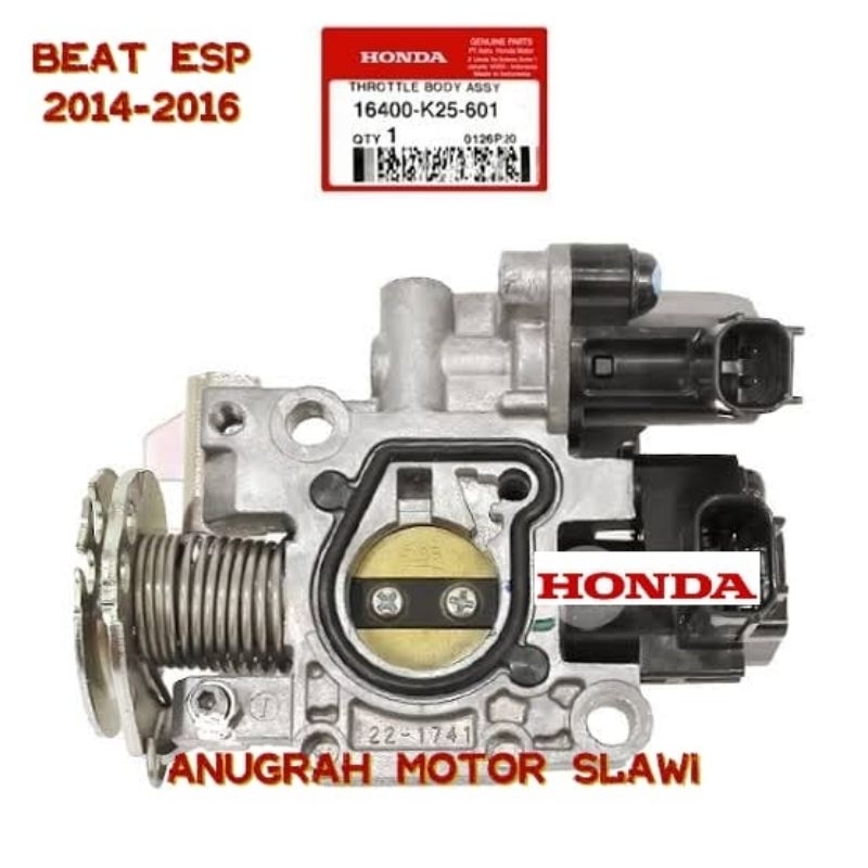 16400-K25-601 Throttle body beat fi Scoopy fi stater halus beat fi 2014-2016 alsi ori honda AHM