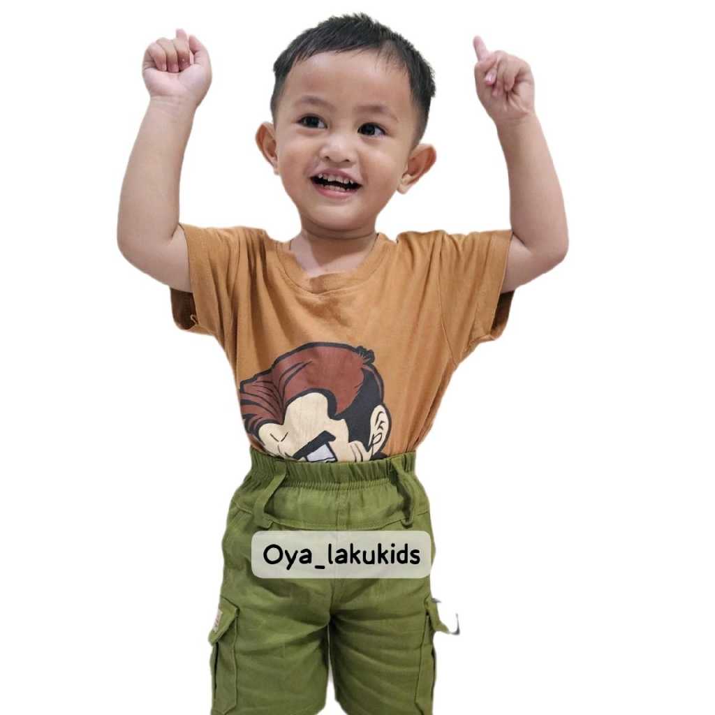 Celana Chino Kargo Pendek Anak Laki-Laki/Celana Anak Laki-laki//Chino Cargo Pendek