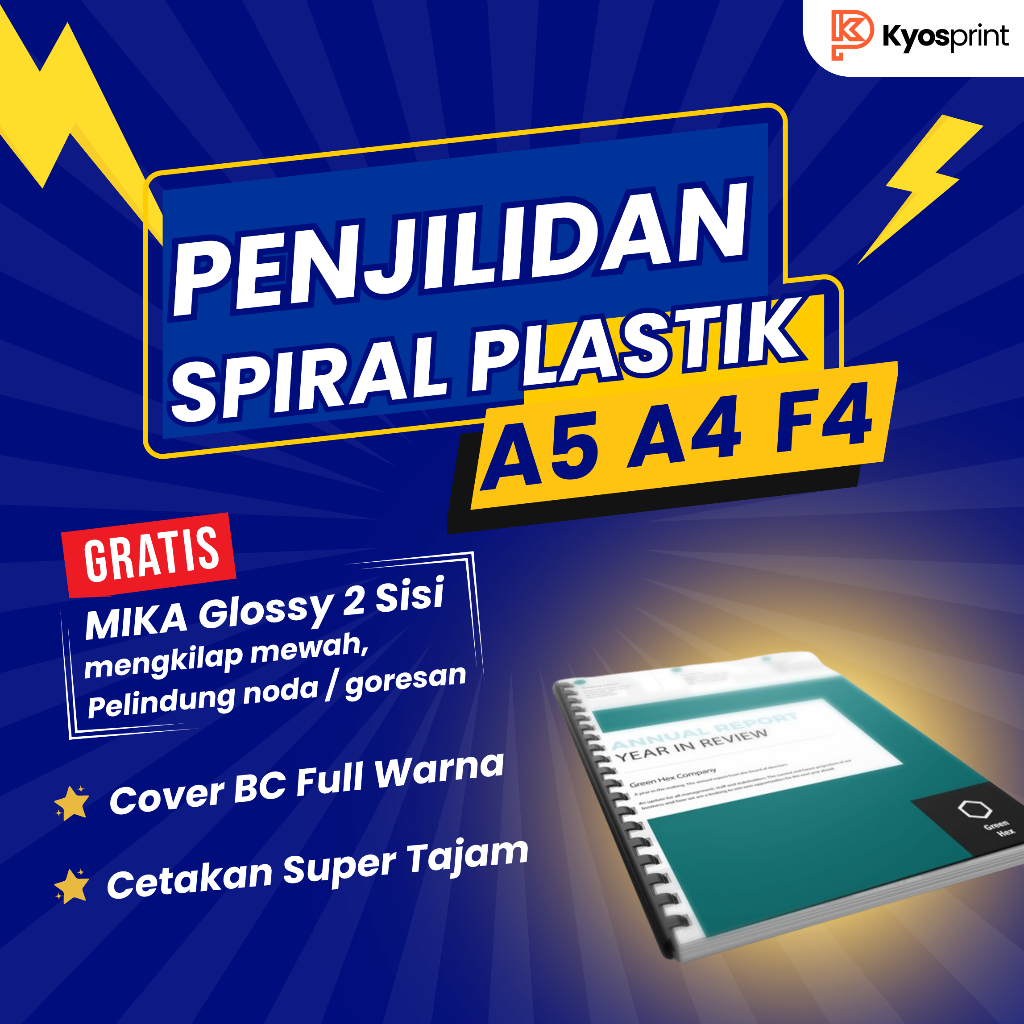 

JILID SPIRAL PLASTIK