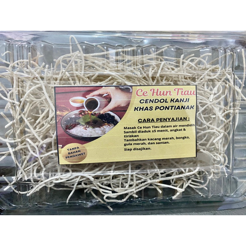 

Ce Hun Tiau Cendol Kanji Khas Pontianak