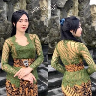 Atasan baju kebaya brukat sofiya jumbo kutubaru bali