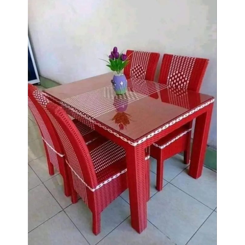 kaca acrilik meja makan