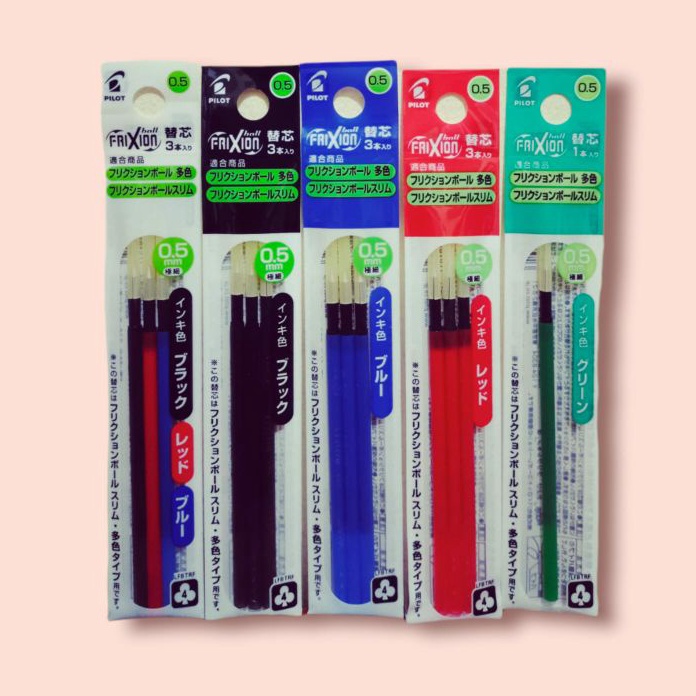 

READY STOCK Refill Isi Pulpen Frixion 3 in 1 4 in 1 Isi Ulang Frixion 3 Warna dan 4 Warna LFBTRF3EF