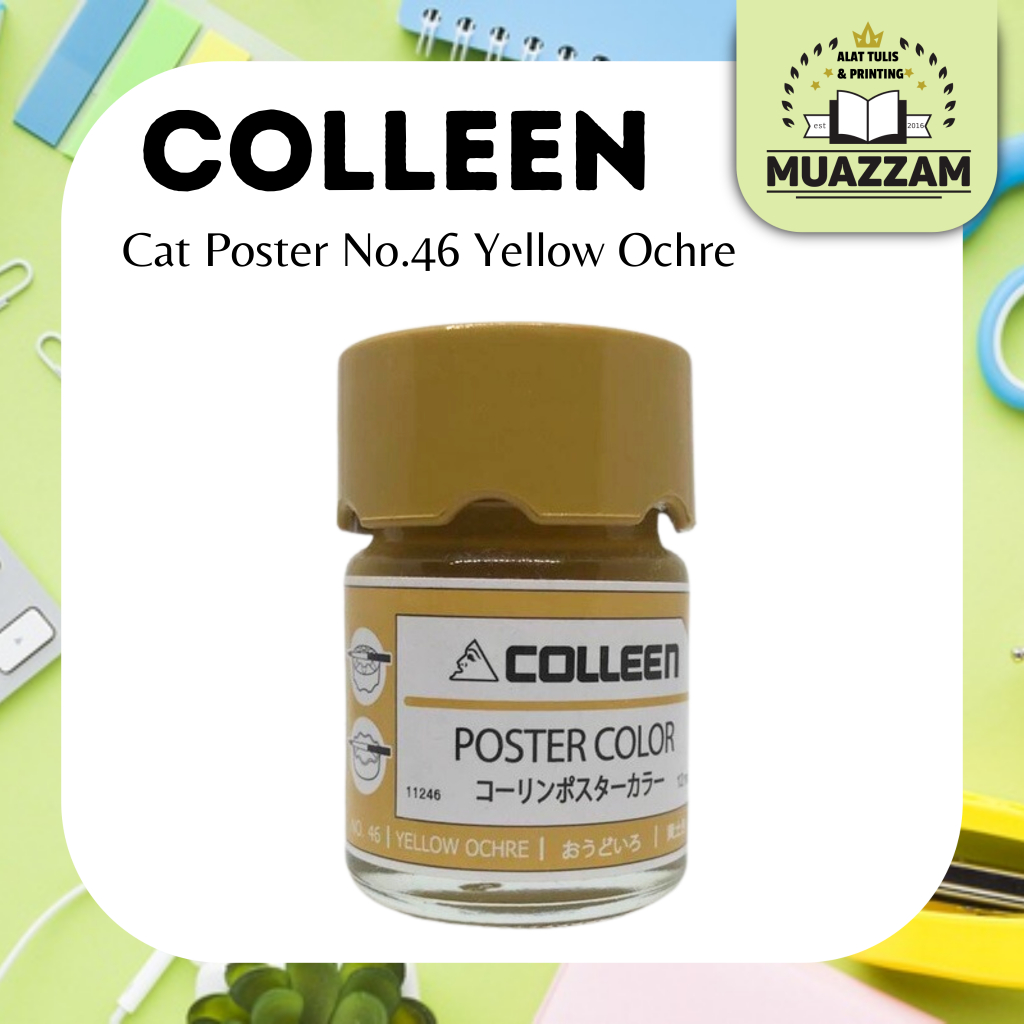 

Colleen Cat Poster No.46 Yellow Ochre