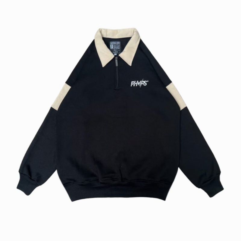 Sweater Rugby Vintage Sweater Pria/Wanita