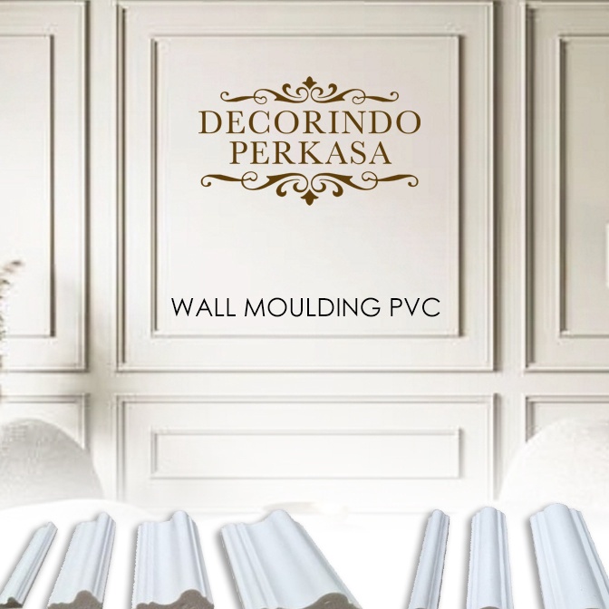 Cashback List Wall Moulding PVC Ukiran Dinding 24 Meter