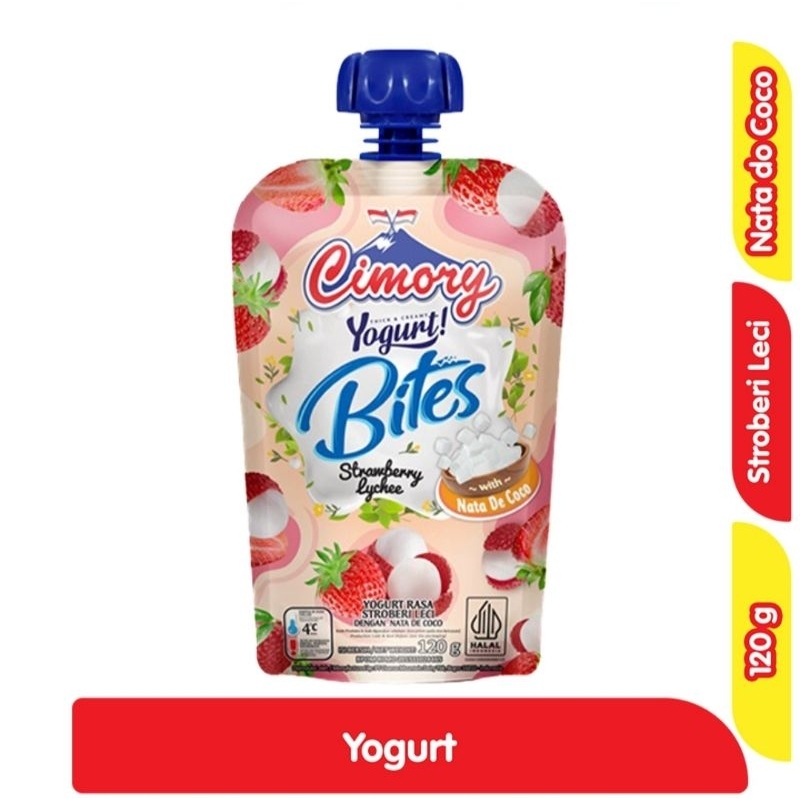 

CIMORY YOGURT BITES 120GR STRAWBERRY LYCHEE