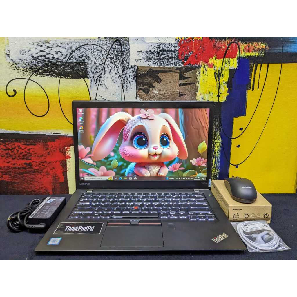 Laptop Lenovo Thinkpad T470S Core i7 6600U Ram 8GB & SSD 512GB 4G cellular Backlight Slim Mulus