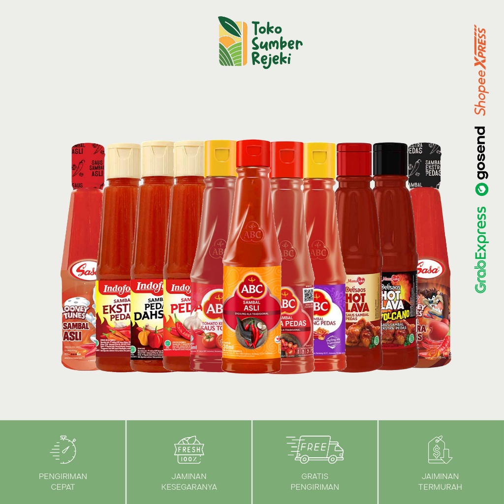 

Saus Sambal ABC / Indofood / Sasa - Toko Sumber Rejeki Yogyakarta