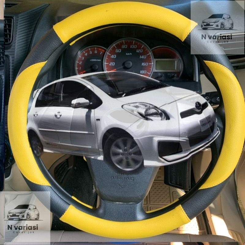 sarung stir cover stir mobil toyota yaris bapkpau
