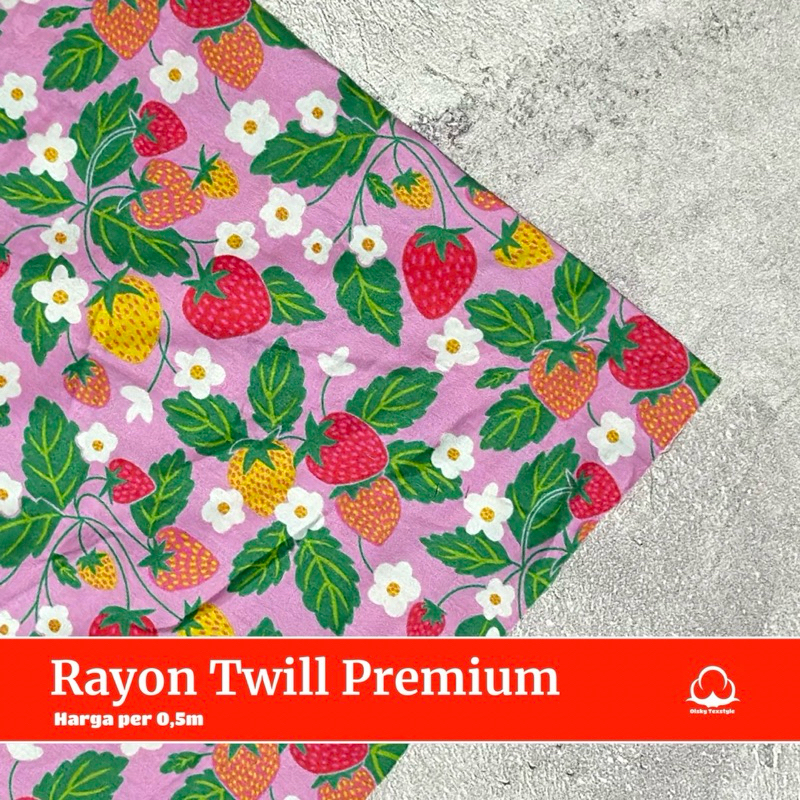 Kain Rayon Twill Premium Motif TLP 03