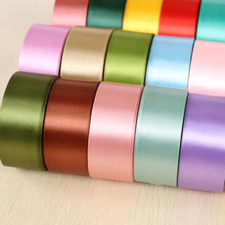 

LANGSUNG ORDER GAN Pita Satin Import 5 cm 2 inchi Per Roll 25 Yard Pita Satin Kualitas Premium