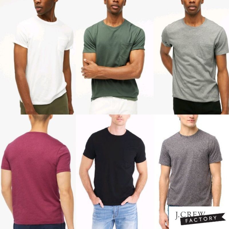 Kaos Polos Round Neck J Crew