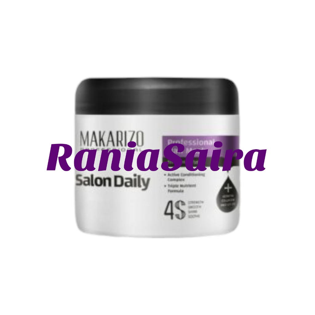 MAKARIZO Professional Salon Daily Hair Mask 500gr Masker Rambut Kering Rusak Ketombe Gatel Keratin