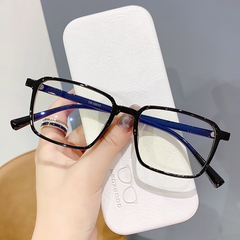 Paling Trending Kacamata Baca Lensa Anti Radiasi 125 175 225 275 Kacamata Bingkai Persegi Modis Unis