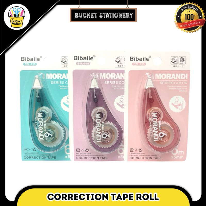 

correction tape BBL-915 6mm bibaile tip ex roll