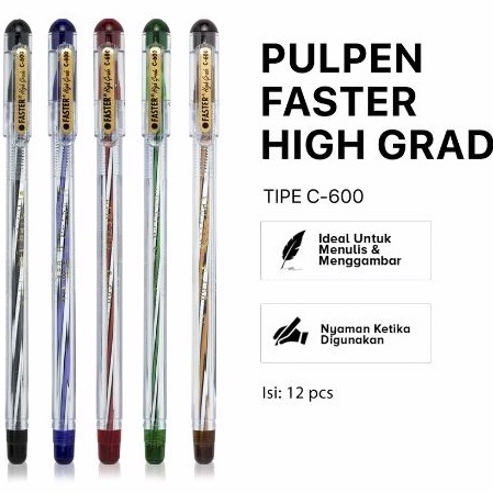 

SALE PEN FASTER C6 CABUT LUSIN 12 PCS